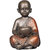 Tansha Quo MONK Decorative Showpiece - 18.5 cm (Polyresin, Copper)