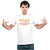 UDNAG Unisex Round Neck Graphic 'Cutie | lakeside cutie' Polyester T-Shirt White
