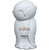 Tansha Quo MONK Decorative Showpiece - 31 cm (Polyresin, White)