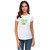 UDNAG Unisex Round Neck Graphic 'Irish | when irish eyes are smilig run!' Polyester T-Shirt White