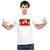 UDNAG Unisex Round Neck Graphic 'Tequila, drinking | Write drunk edit sober' Polyester T-Shirt White