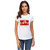 UDNAG Unisex Round Neck Graphic 'Tequila, drinking | Write drunk edit sober' Polyester T-Shirt White