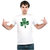 UDNAG Unisex Round Neck Graphic 'Irish | love me im irish' Polyester T-Shirt White
