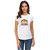 UDNAG Unisex Round Neck Graphic 'Gym | Dont be afraid of being a beginner' Polyester T-Shirt White