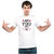 UDNAG Unisex Round Neck Graphic 'Love | just you and me' Polyester T-Shirt White