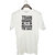 UDNAG Unisex Round Neck Graphic 'Gym | Train insane or remain the same' Polyester T-Shirt White