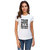 UDNAG Unisex Round Neck Graphic 'Gym | Train insane or remain the same' Polyester T-Shirt White