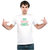 UDNAG Unisex Round Neck Graphic 'Student teacher | 100 magical dayss' Polyester T-Shirt White