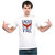 UDNAG Unisex Round Neck Graphic 'Christmas | Eagles y'all' Polyester T-Shirt White