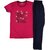 Abhira Easy Comfortable Soft Nightwear for girls T shirt  Pant set Hosiery Cotton Nightdress Sleepwear Nightsuit