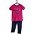 Abhira Easy Comfortable Soft Nightwear for girls T shirt  Pant set Hosiery Cotton Nightdress Sleepwear Nightsuit
