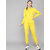 Kotty Women's Yellow Co-ord Hooded Sweatshirt & Sweatpant Set