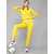 Kotty Women's Yellow Co-ord Hooded Sweatshirt & Sweatpant Set