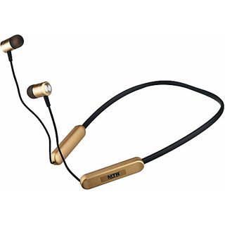 MTR MS-3005 Bluetooth Headset (Gold, Black, In the Ear)