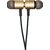 MTR MS-3005 Bluetooth Headset (Gold, Black, In the Ear)
