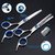 Doberyl Haircut Kit, Sharp Professional Hair Cutting Scissors Kit, Hair Thinning Scissors with Hair Cutting Comb, 3 pack