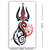 Trishul with Ganesha Tattoo Waterproof Gods Feather Temporary Body Tattoo VT-823