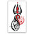 Trishul with Ganesha Tattoo Waterproof Gods Feather Temporary Body Tattoo VT-823
