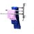 Importedkart Wall-Mounted Racks Bathroom Accessories Golden Finish Bath Shelves Bar Bath Hardware (Imported Item)6535