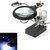 Importedkart Led Light Glass Helping Hand Soldering Stand With 3 Lens - Eu Plug (Imported Item)35859