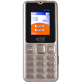 MTR M1000 Dual Sim 3000 Mah Battery Mobile Phone