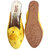 Oxhide Party Wear Yellow Mules
