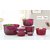 Importedkart Fashion Kitchen Transparent Preservation Boxes Sets Food Storage Box : Red 7Pcs (Imported Item)31172