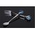 Importedkart Spoon Fork Sets Tableware Dinnerware Stainless Steel Travel Trendy 4 Colors : Blue (Imported Item)47489