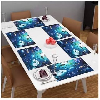 placemats set of 6 pcs/ table mat set of 6 pcs/ dining table placemat set of 6pcs/placemat set of 6 pcs(multicolour
