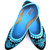 Oxhide Party Wear Sky Blue Jutti