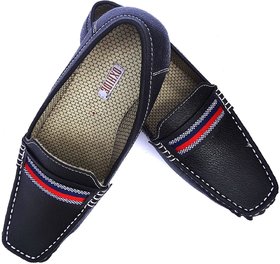 Oxhide Black Mens Loafers