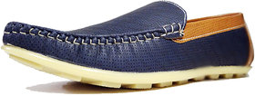 Oxhide Blue Party Wear Loafers