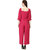 Women Fitted Regular Sleeve Solid   Jumpsuit