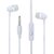 SwagMe Boomdhoom IE009 in-Ear Wired Earphones with Mic (IE-009 White)