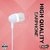 SwagMe Boomdhoom IE009 in-Ear Wired Earphones with Mic (IE-009 White)