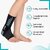 beatXP Blue & Black Color Ankle Brace Compression Support Sleeve | For Plantar Fasciitis, Arch Support, Foot & Ankle Swelling, Achilles Tendon, Joint Pain, Injury Recovery In ( Small ) Size.