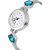 HRV Silver Metal Strap Round Shape Analog Watch For Women