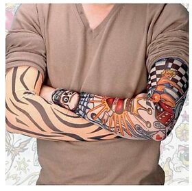 Tattoo Arm Sleeves For Style / Biking, Sun Protection (1 Pair)