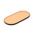 OPAXA-(Set of 2) Enamel (Meena) Oval Serving Tray Exclusive Export Quality Metal Handcrafted for Pastries, Muffins etc.