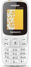 KARBONN K140 Pop (Dual Sim, 1.8 Inch Display, 1000 Mah Battery) White