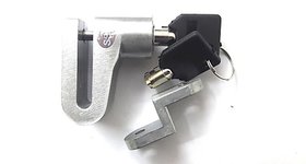 ACCESSOREEZ Universal Disk Break Lock For Universal Disc Lock(Silver)