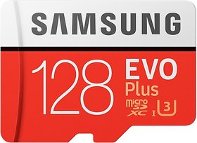 Samsung Evo Plus 128 Gb Sd Card Class 10 100 Mbs Memory Cardwith Adapter.