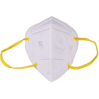 SG HEALTH N95 white(Free Size, Pack of 5)