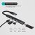 Portronics MPORT 31 POR-1484 USB Hub(Grey).