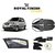 Royal Finish Car Accessories Zipper Magnetic Sunshades for Santro Xing - Set of 4 Pcs
