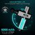 beatXP Bolt Pro Deep Tissue Massage Gun with Heat Dissipation (6000 mAh Battery) - Next Gen Percussion Massager for Body Pain Relief of Neck Back Foot for Athletes amp Gym Professionals with 1 Yr Warranty - Glossy Silver