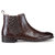 Genuine Leather Brown Burnish Ankle Boots