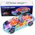 Aurapuro kids transparent car with dancing duck toy combo