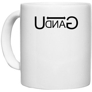 UDNAG White Ceramic Coffee / Tea Mug 'UDNAG' Perfect for Gifting [330ml]