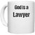 UDNAG White Ceramic Coffee / Tea Mug 'Lawyer |  is Lawyer' Perfect for Gifting [330ml]